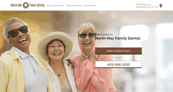 Desktop Screenshot of northmayfamilydental.com